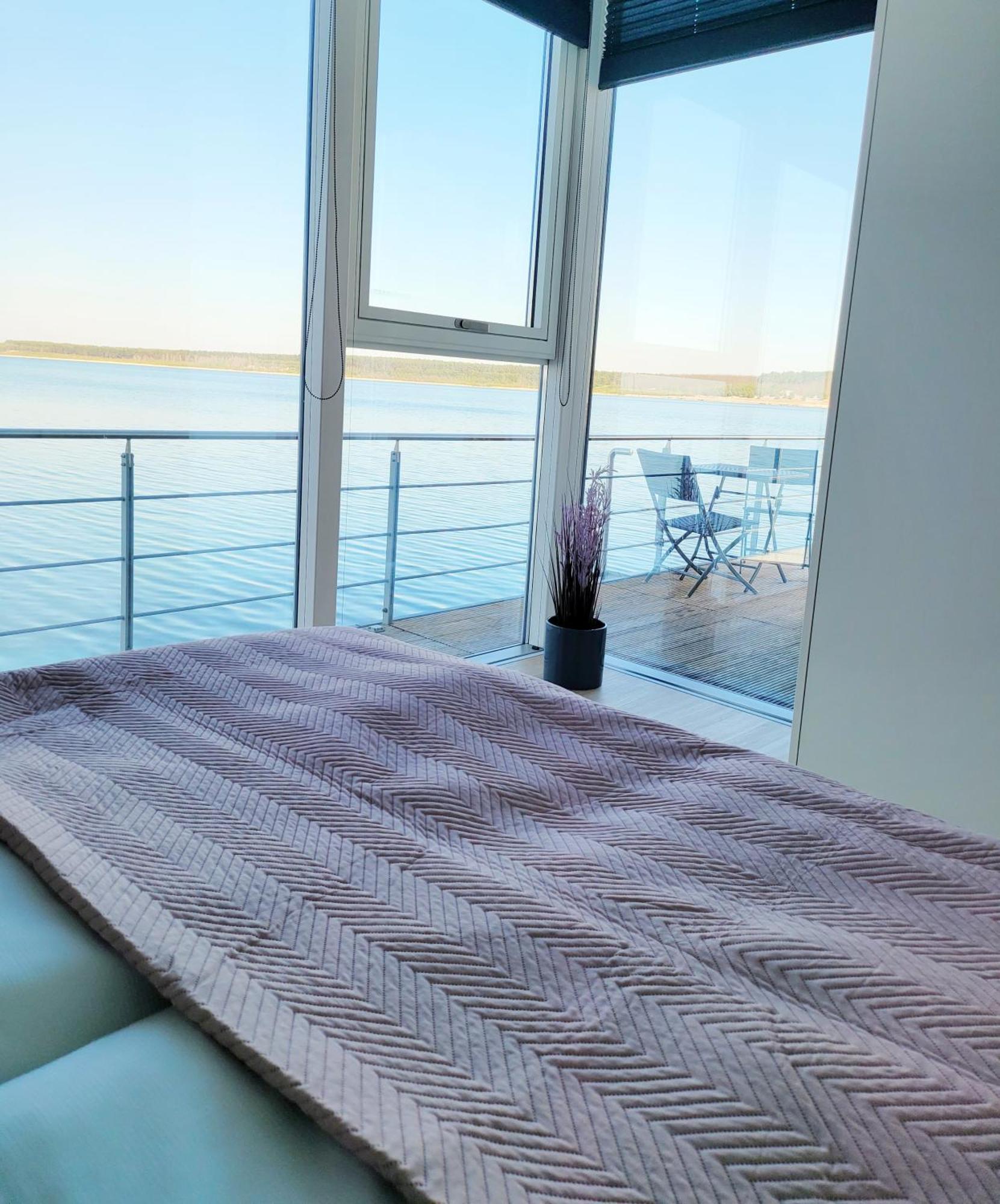 Schwimmende Ferienwohnung Sundowner Elsterheide Exterior foto